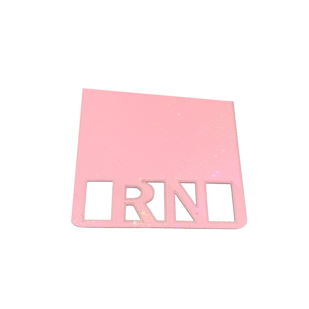 RN Badge Reel, Nurse Badge Holder, Retractable ID Clip, Registered Nurse Gift, Nursing Badge Reel, Medical ID Holder