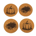 Fall Pumpkin Cork Coasters