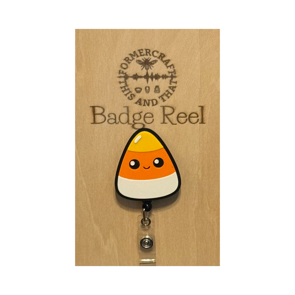 Candy Corn Badge Reel 