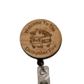 Welcome To The Dumpster Fire Silly Badge Reel