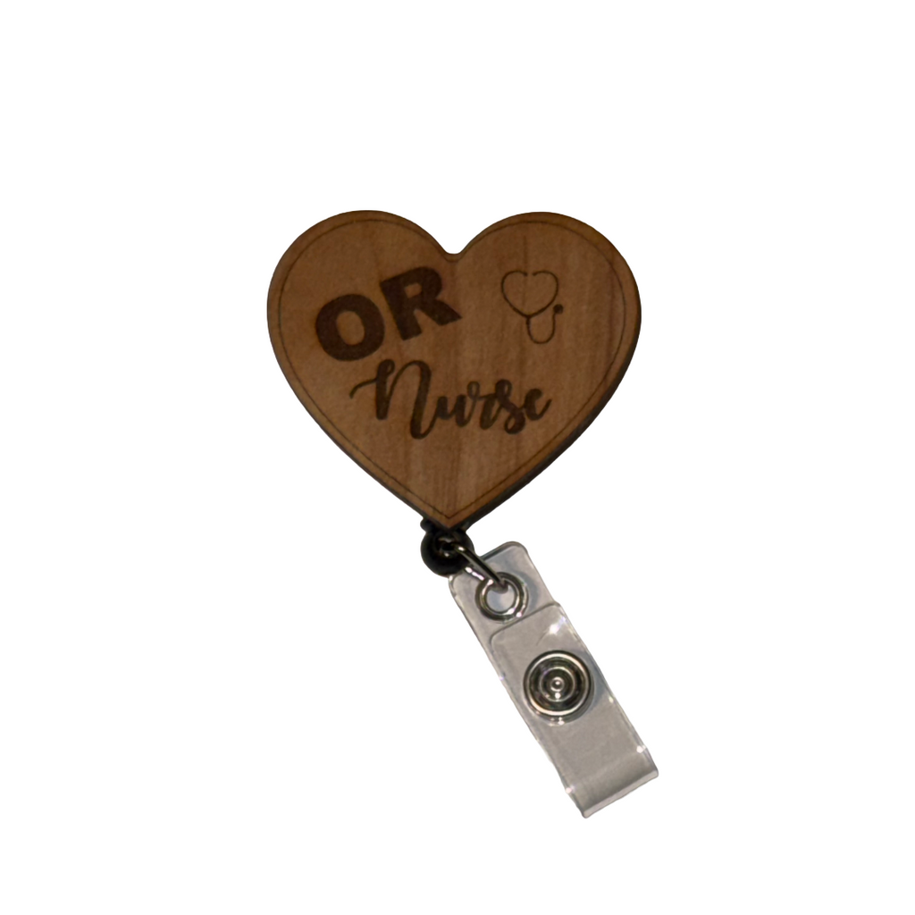 OR Nurse Retractable Badge Reel