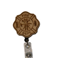 Maltese Cross Fire Department Badge Reel