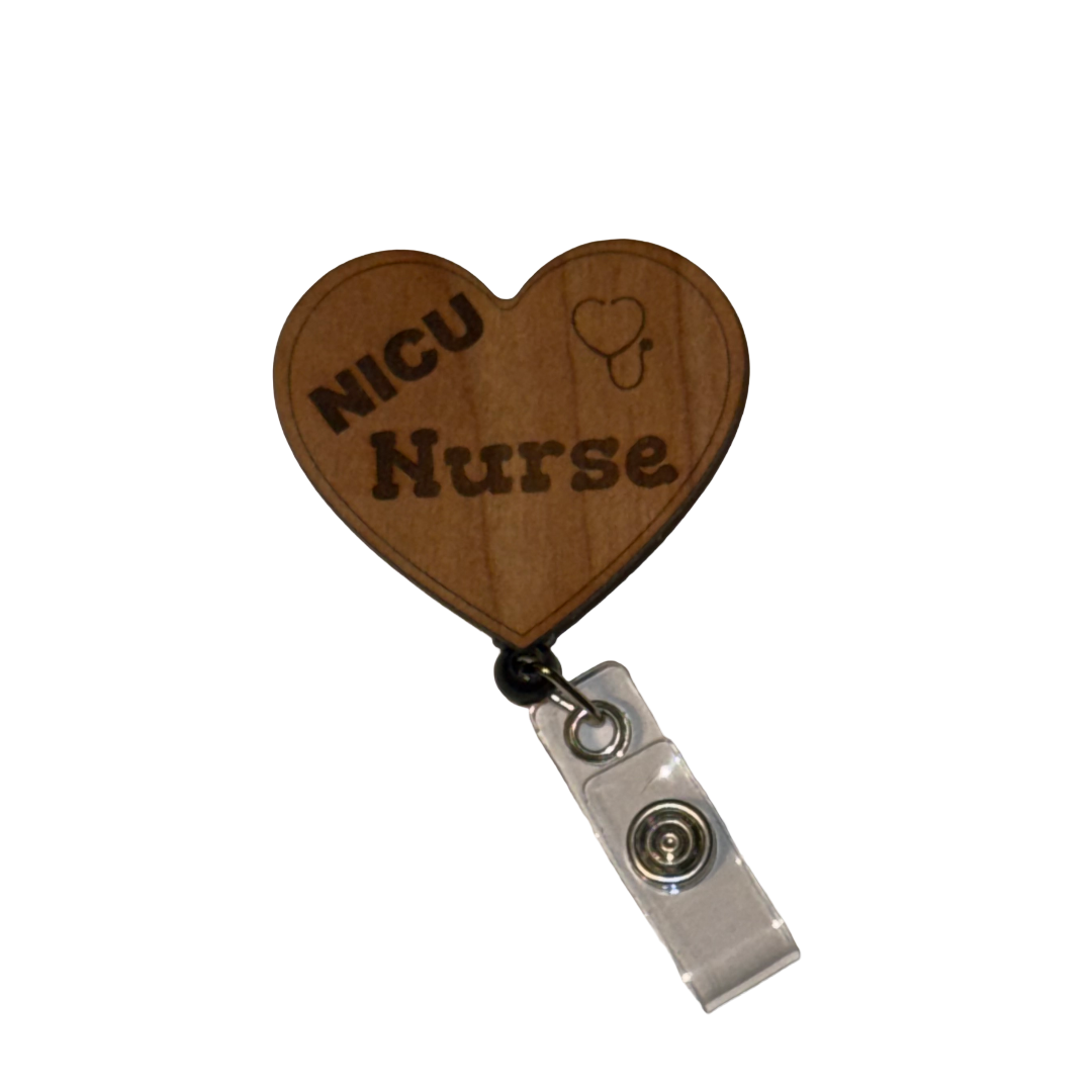 NICU ID Retractable Badge Reel