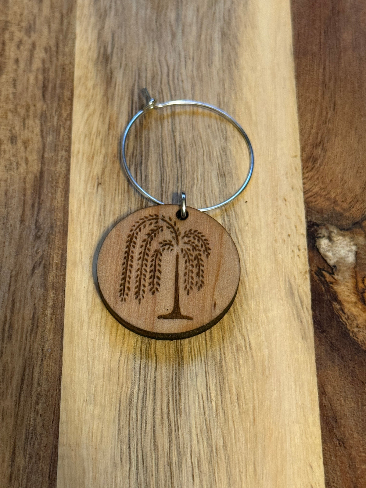 Primitive Wooden Wine Charms