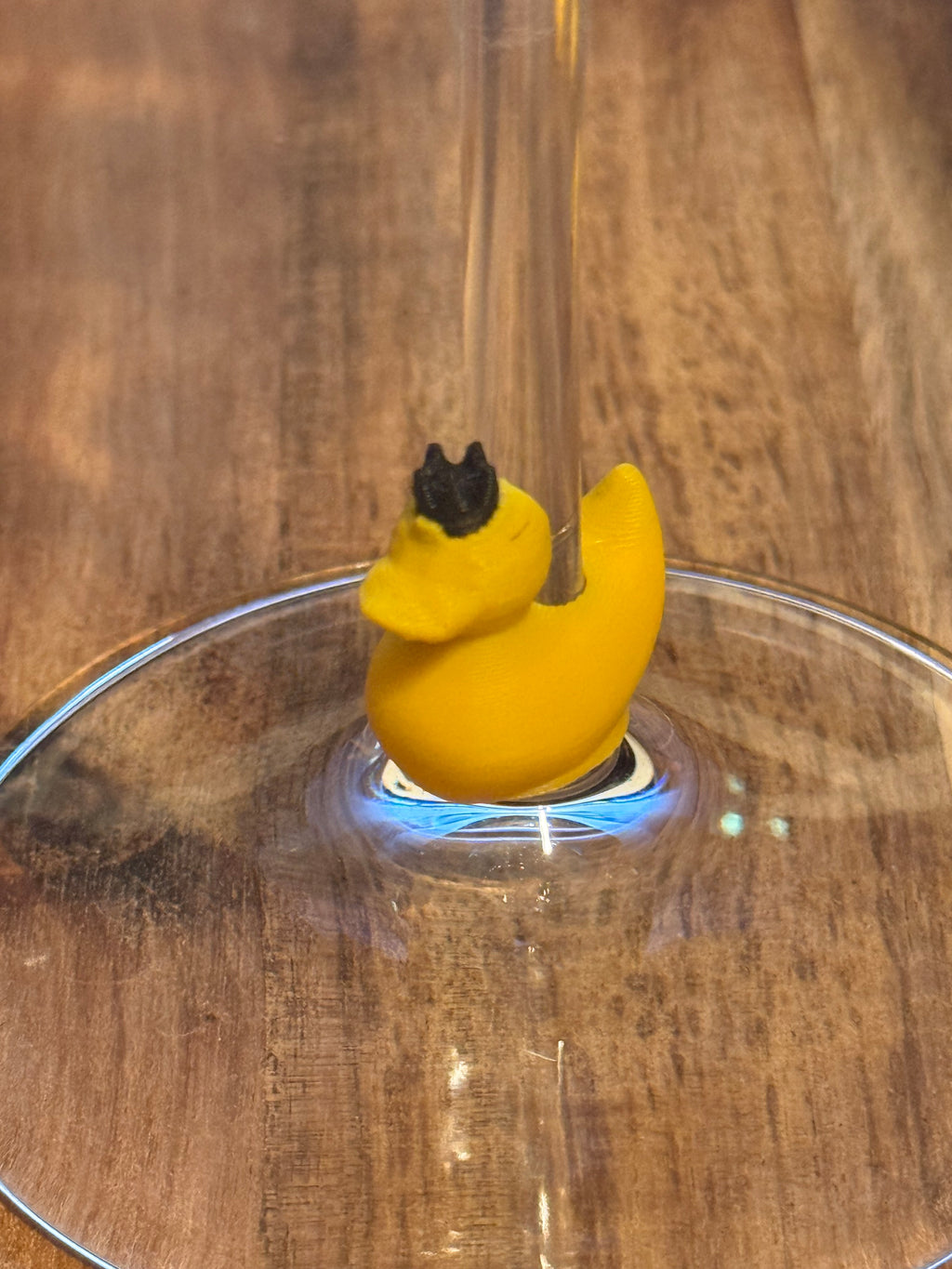 Yellow Duck Wine Charms