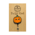Cute Pumpkin Badge Reel 