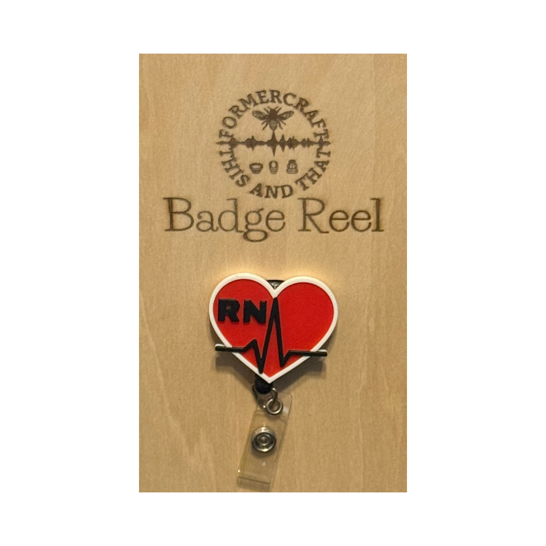 RN Heart Badge Reel 
