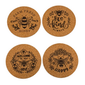 Honey Bee Cork Coasters