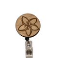 Plumeria Flower Badge Reel