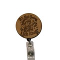 Naughty Christmas Candy Cane Badge Reel