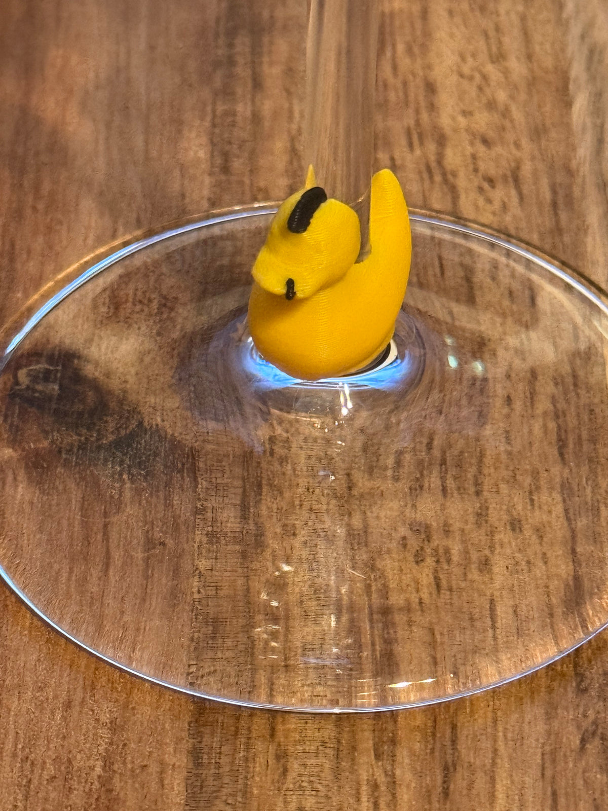 Yellow Duck Wine Charms