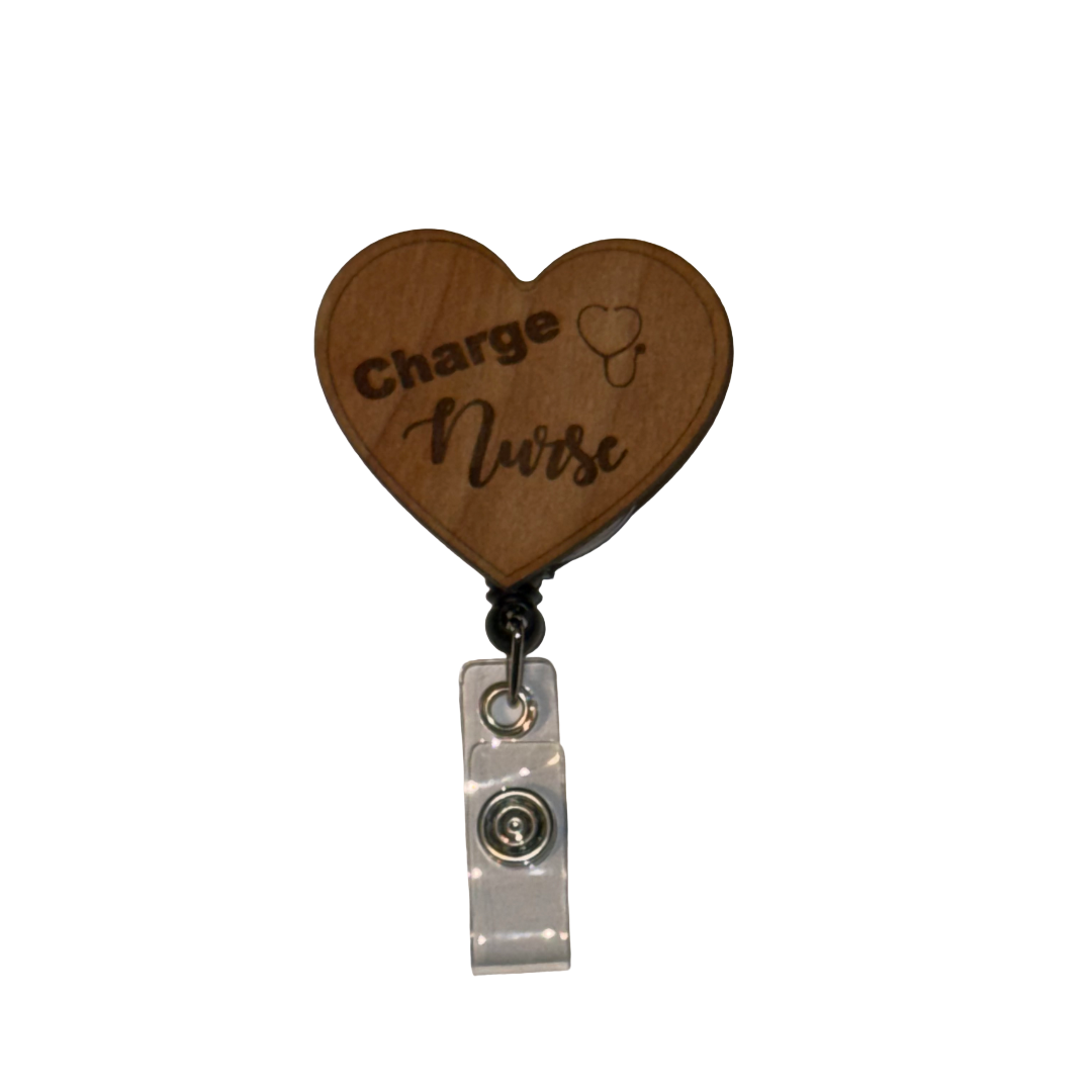 Charge Nurse ID Badge Reel