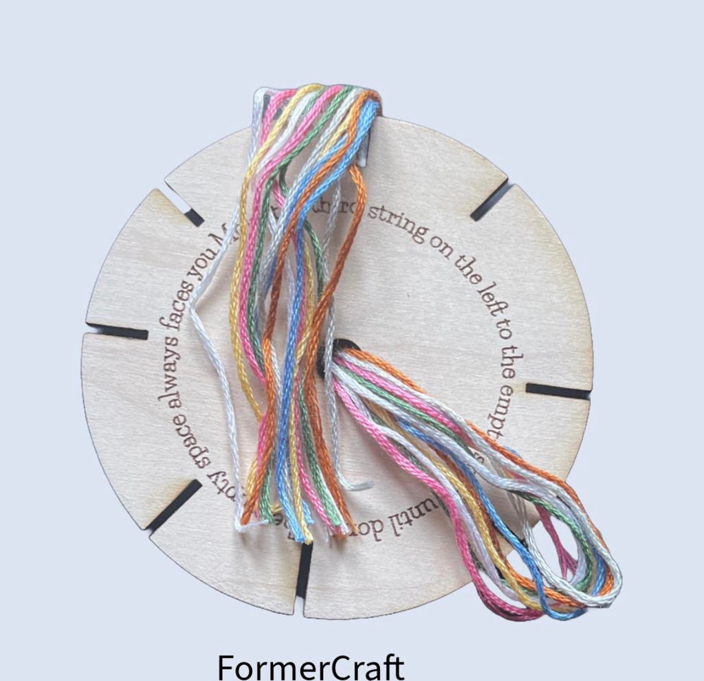 Friendship Bracelet Loom Kit | Wooden or 3D Printed Loom | DIY Bracelet Making Kit | Makes 4 Bracelets | Kids Craft Gift | Tween Activity